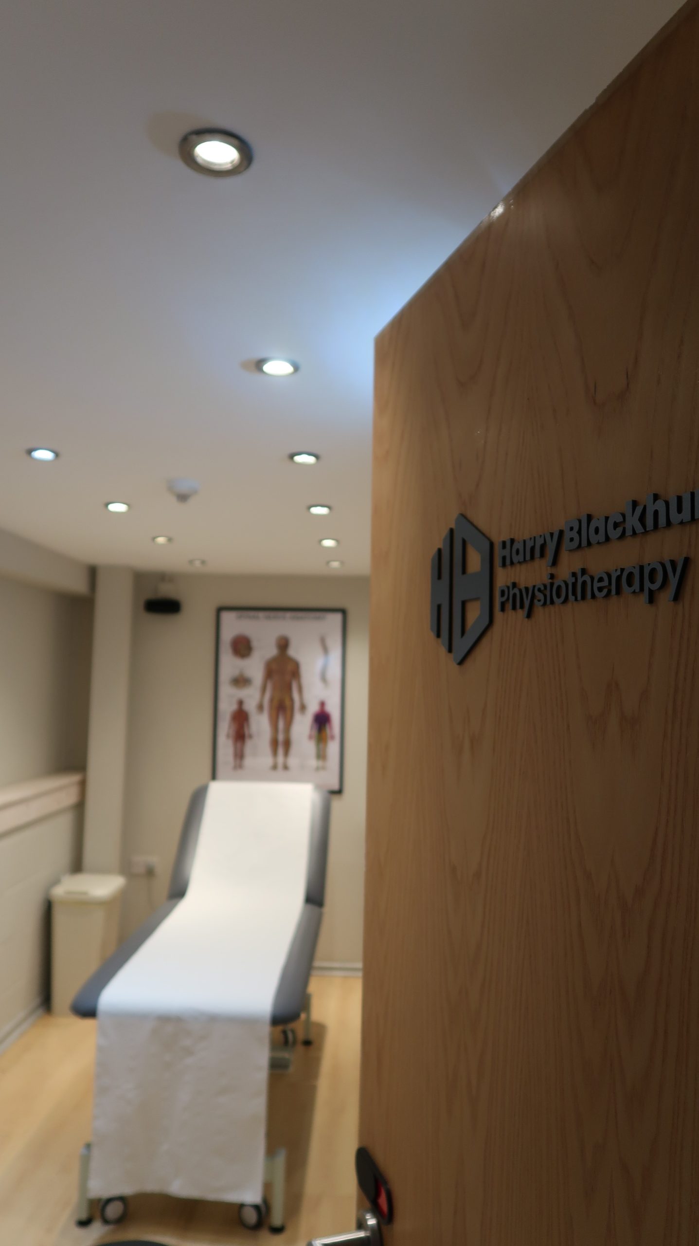 The entrance to the Harry Blackhurst Physiotherapy clinic